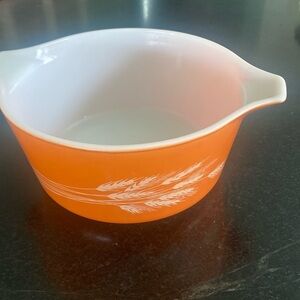 Pyrex Orange Wheat bowl 474-B